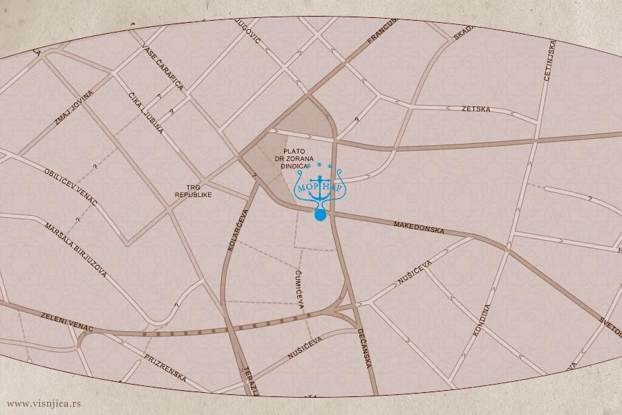 ulica decanska beograd mapa Visnjica Restaurants | Belgrade ulica decanska beograd mapa